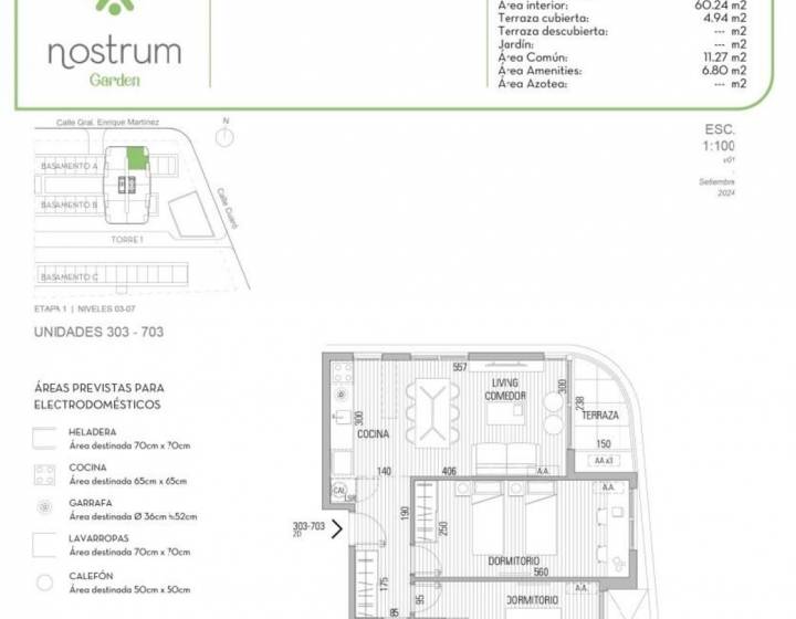 Apartamento en Pozo  2 dormitorios Prado