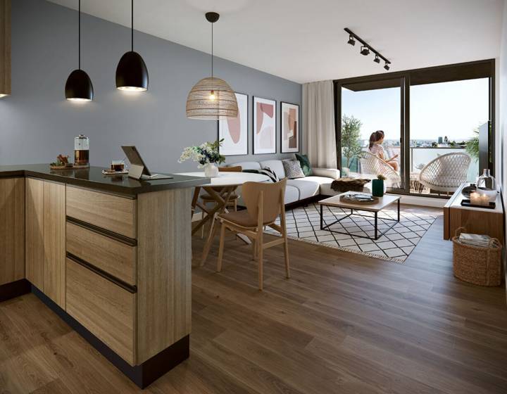 Apartamento 2 dormitorios Cord&oacute;n MET Tech