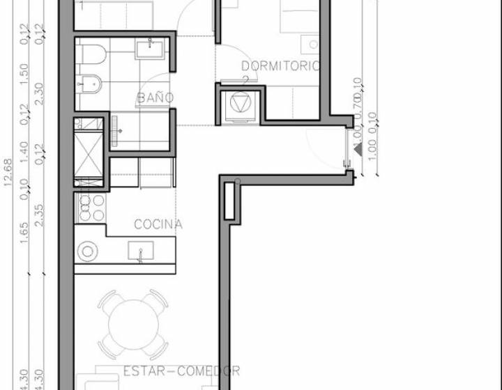 Apartamentos dos dormitorios a estrenar Julio 2027, en el Centro (Nostrum Uruguay)