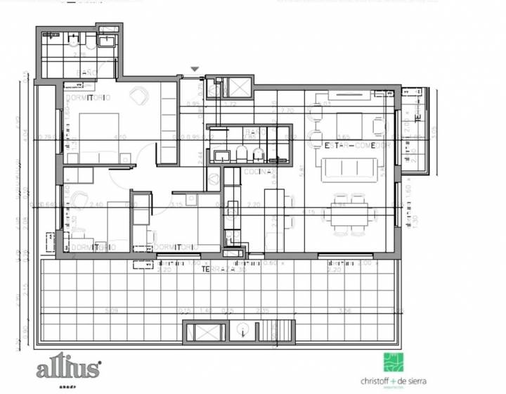 Apartamento tres dormitorios a estrenar Julio 2027 en el Centro (Nostrum Uruguay)