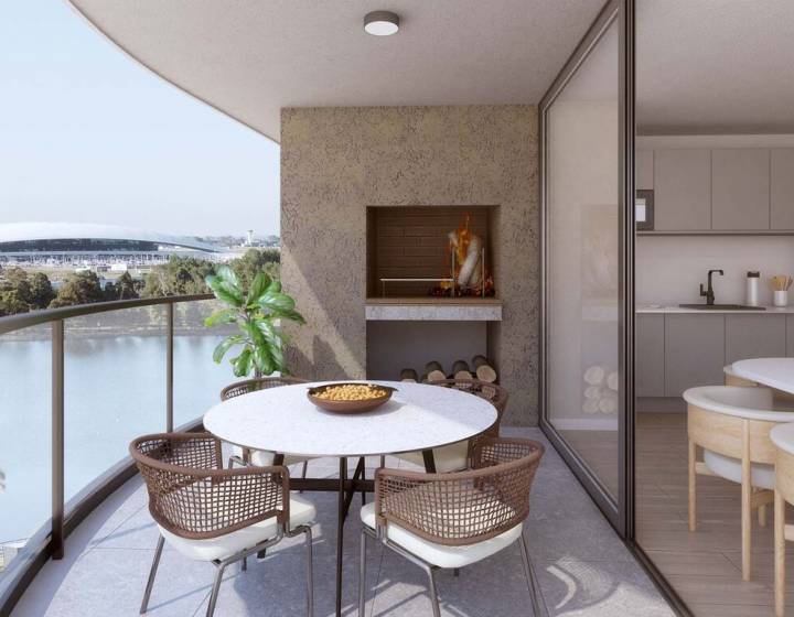 Apartamento de Dos dormitorios con vista a los lagos de Carrasco Este