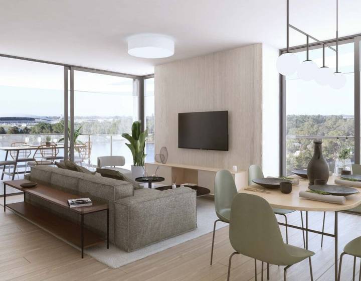 Apartamento de Dos dormitorios con vista a los lagos de Carrasco Este