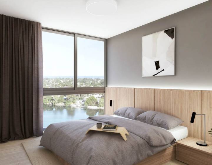 Apartamento de Dos dormitorios con vista a los lagos de Carrasco Este