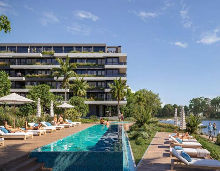 Apartamento dos dormitorios sobre el lago a estrenar en 2028