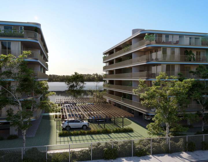 Apartamento un dormitorio sobre el lago