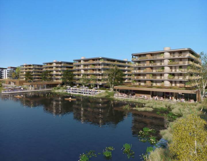 Apartamento un dormitorio sobre el lago
