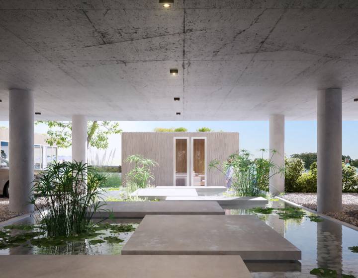 Apartamento un dormitorio sobre el lago