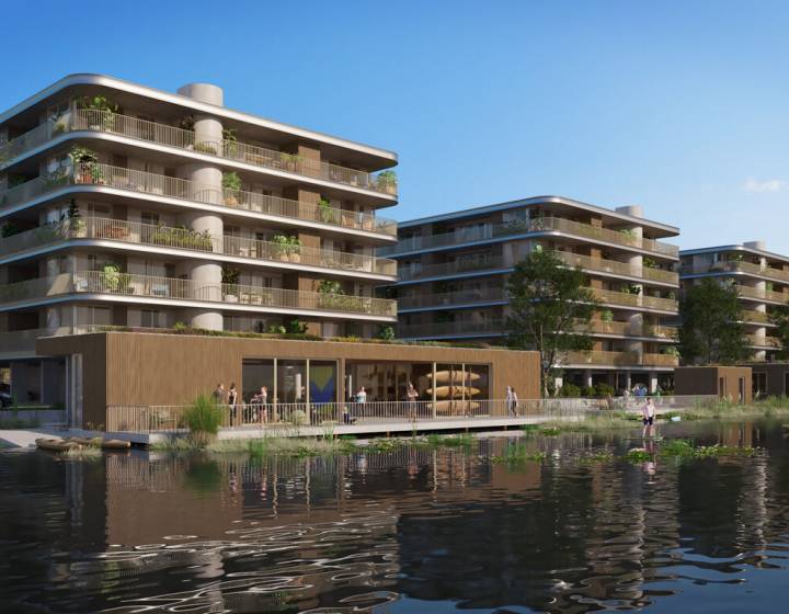 Apartamento un dormitorio sobre el lago