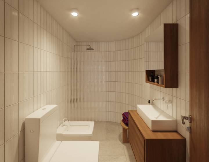 Apartamento un dormitorio sobre el lago