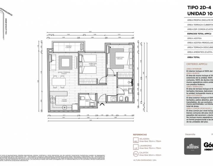 Venta Apartamento 2 dormitorios More Pocitos Pozo