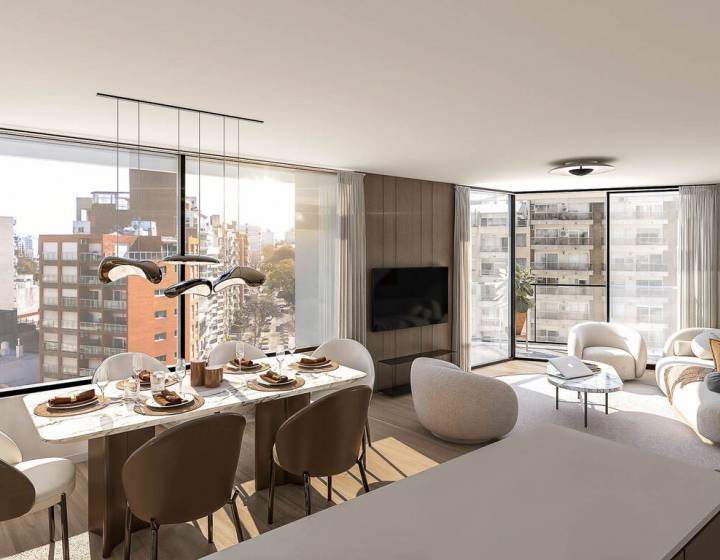 Apartamento 2 Dorm en Pozo | More Pocitos | G&oacute;mez Platero | Entrega 2028