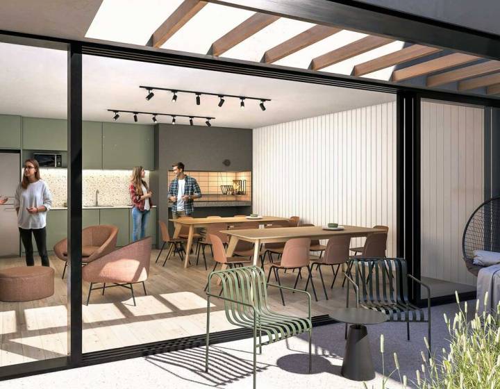 Apartamento 2 Dorm en Pozo | More Pocitos | G&oacute;mez Platero | Entrega 2028