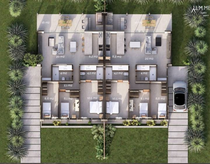 Casa de 3 dormitorios en pozo / Lagomar norte
