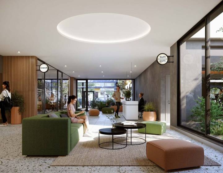 Apartamento de 1 dormitorio