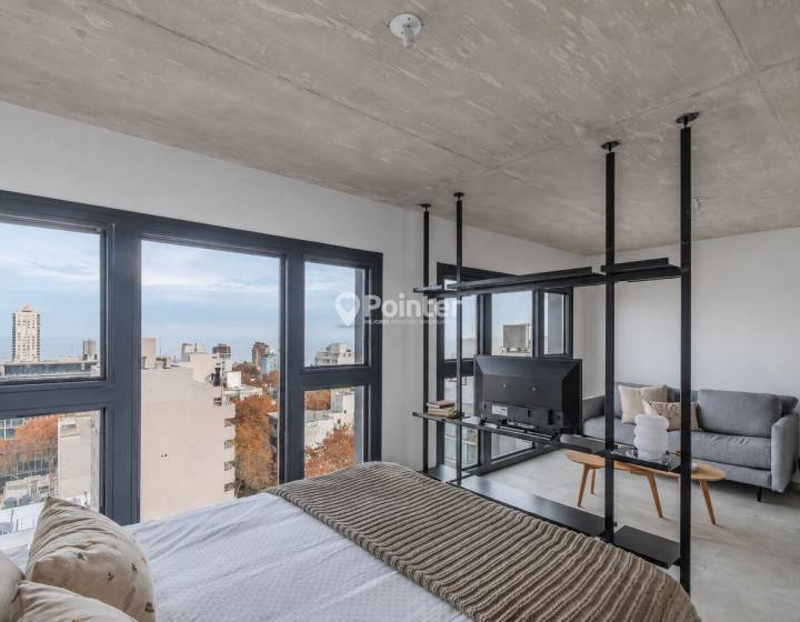 Estudio con dormitorio semi definido. BRUSCO by IXOU