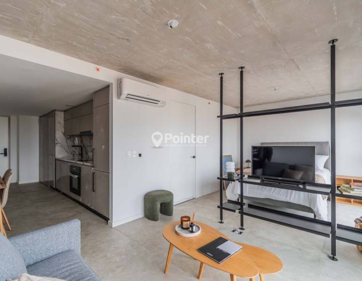 Estudio con dormitorio semi definido. BRUSCO by IXOU