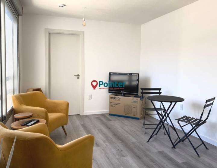Alquilo Apartamento De 1 Dormitorio Con Terraza Hacia El Norte, Barbacoa, Parque Rod&oacute;