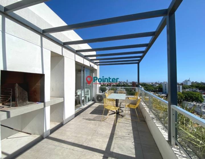 Alquilo Apartamento De 1 Dormitorio Con Terraza Hacia El Norte, Barbacoa, Parque Rod&oacute;