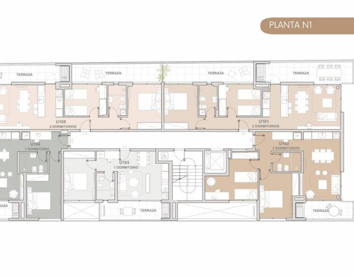 Apartamento 1 dormitorio San Jos&eacute; de Carrasco - a estrenar 2027