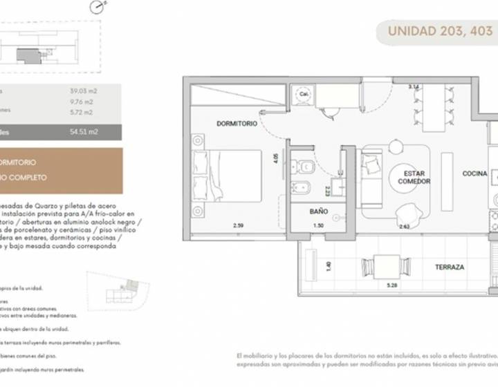 Apartamento 1 dormitorio San Jos&eacute; de Carrasco - a estrenar 2027