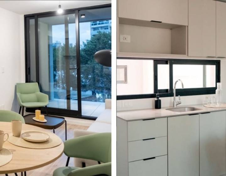 Apartamento de 1 dormitorio a estrenar en Palermo