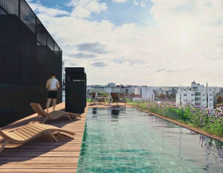 Apartamentos con amenities en Punta Carretas