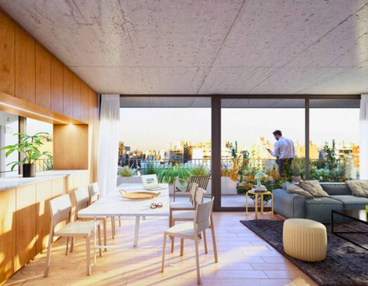 Apartamentos con amenities en Punta Carretas