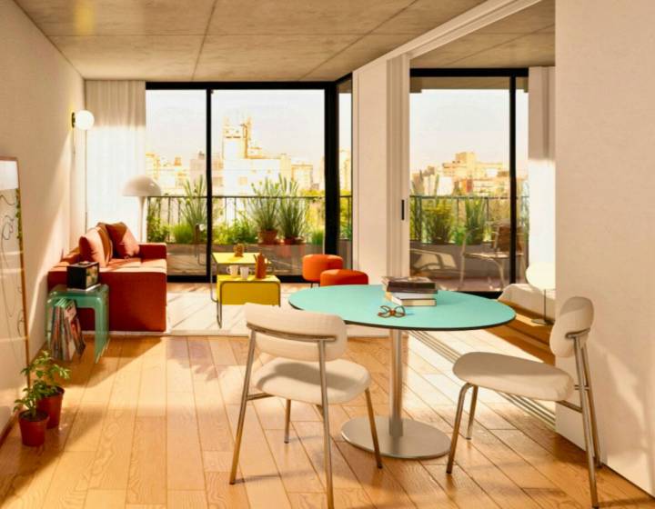 Apartamentos con amenities en Punta Carretas