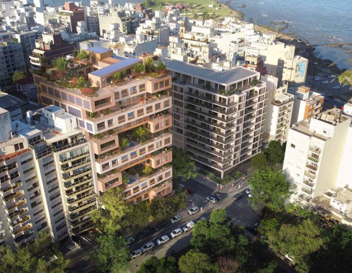 Apartamentos de 3 y 4 dormitorios frente a Parque Villa Biarritz | Arquitectura internacional