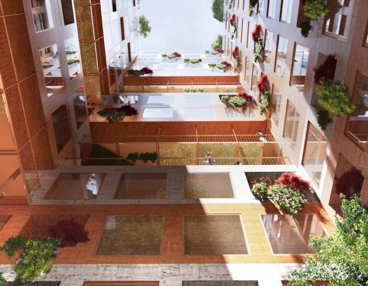 Apartamentos de 3 y 4 dormitorios frente a Parque Villa Biarritz | Arquitectura internacional