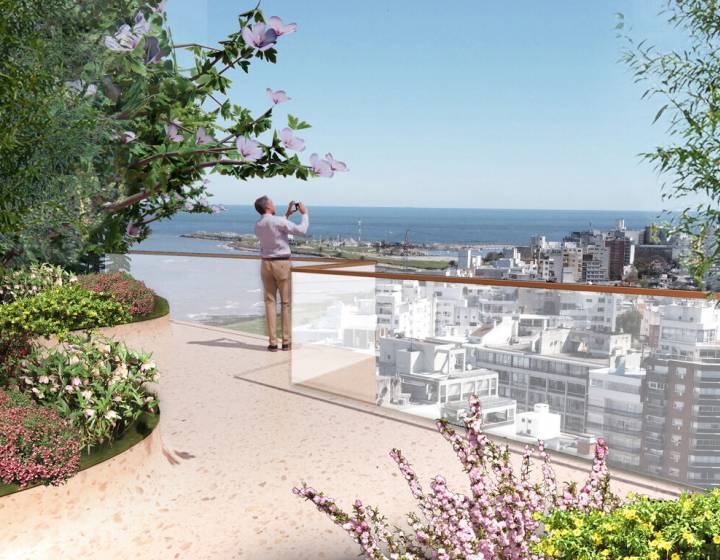 Apartamentos de 3 y 4 dormitorios frente a Parque Villa Biarritz | Arquitectura internacional