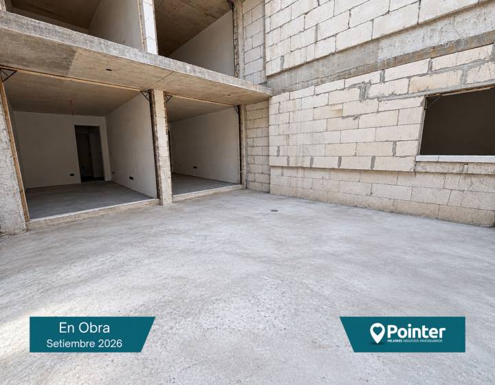 Apartamento de 1 dormitorio con patio y garaje en Punta Gorda