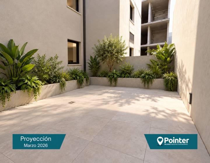 Apartamento de 1 dormitorio con patio y garaje en Punta Gorda
