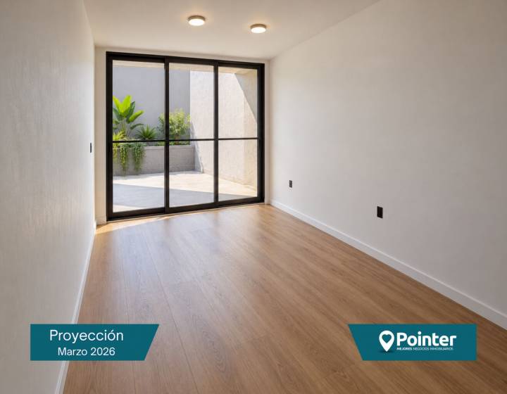 Apartamento de 1 dormitorio con patio y garaje en Punta Gorda