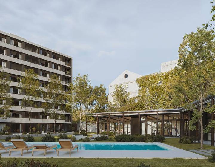 Apartamento 1 dormitorio con terraza en el Prado