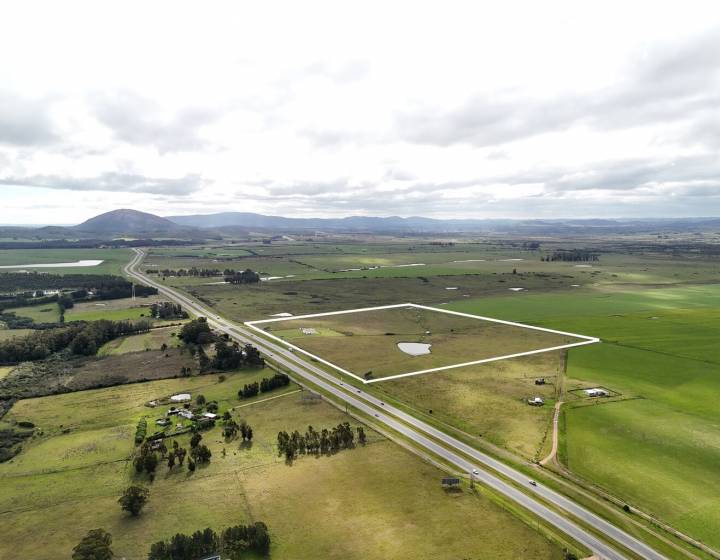Chacra 20 hectareas sobre ruta interbalnearia