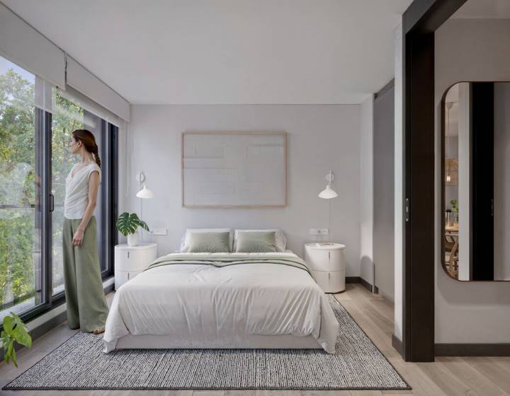 Apartamento en Venta 1 Dormitorio con Balcon, Tres Cruces