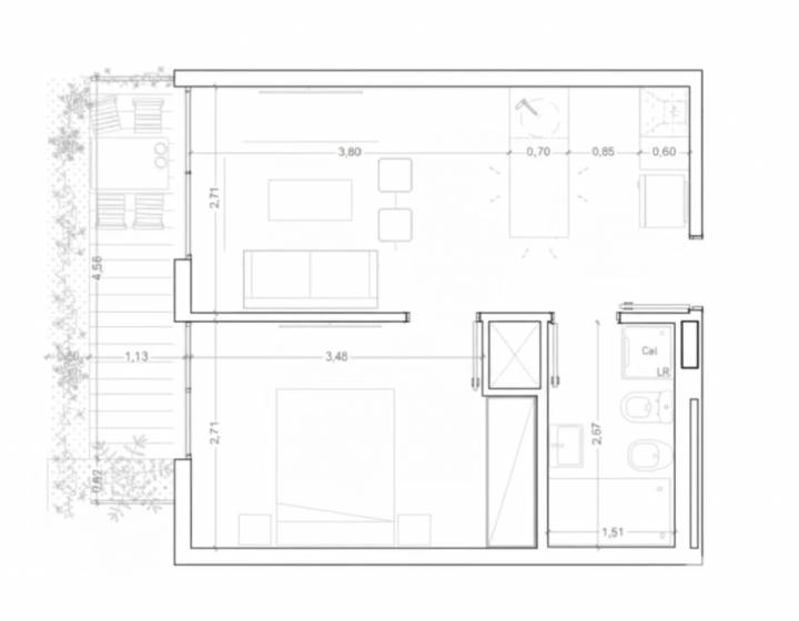 Apartamento en venta Parque Batlle un dormitorio