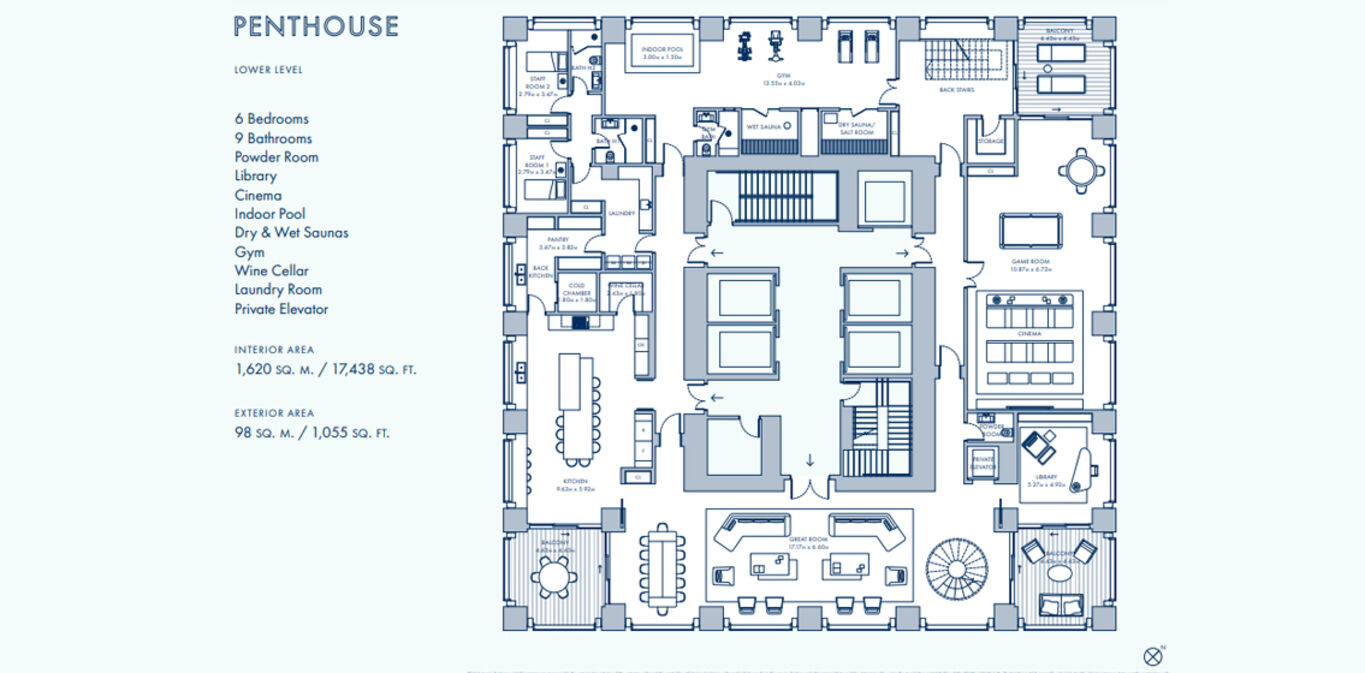 Penthouse en Cipriani Punta del Este — imagen 17