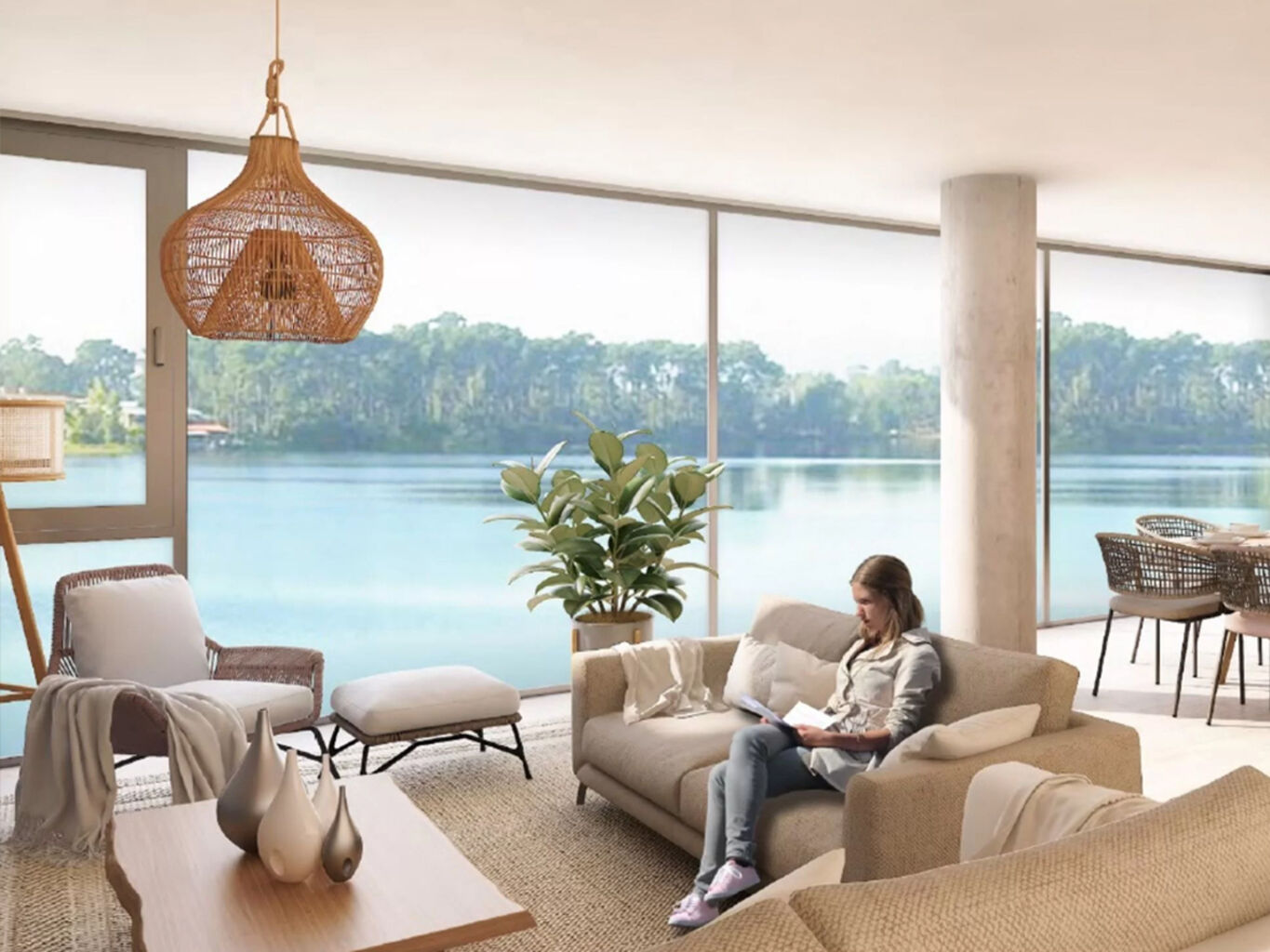 Apartamento a Estrenar Frente al Lago Calcagno