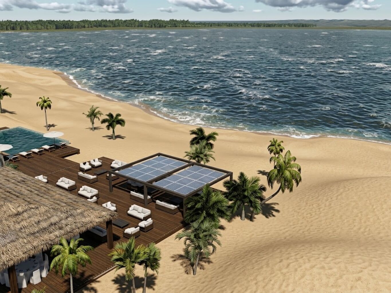 Terreno con Proyecto sobre la Playa
