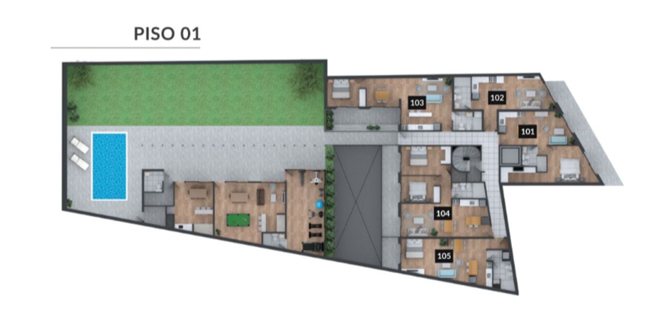 Monoambiente en Punta Carretas Edificio Pretoria — imagen 9