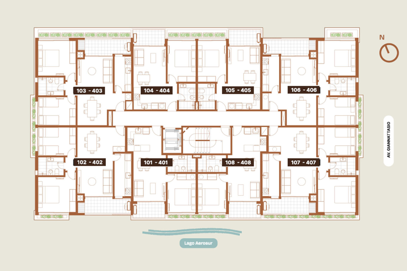 Apartamento Frente al Lago en Grou Lagún. — imagen 12