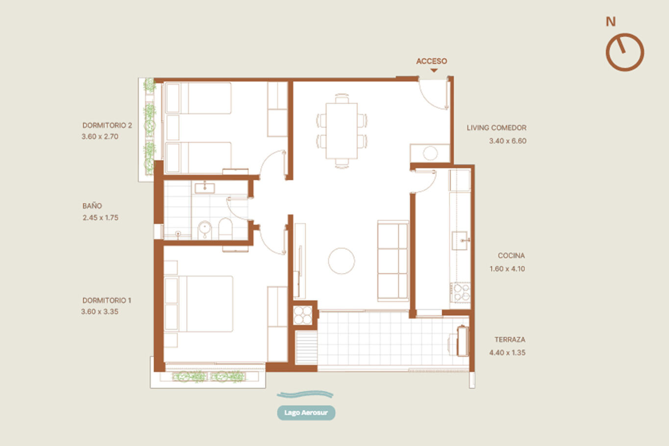 Apartamento Frente al Lago en Grou Lagún. — imagen 11
