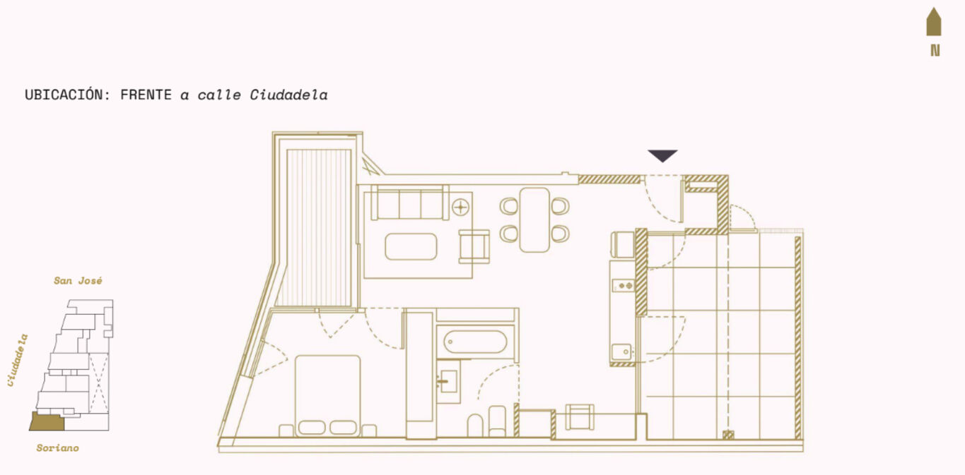 Apartamento de 1 Dormitorio en Ciudad Vieja — imagen 12
