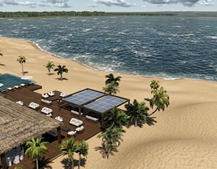 Terreno con Proyecto sobre la Playa